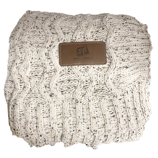 Blanket: Vanilla Cookie Heather Chenille