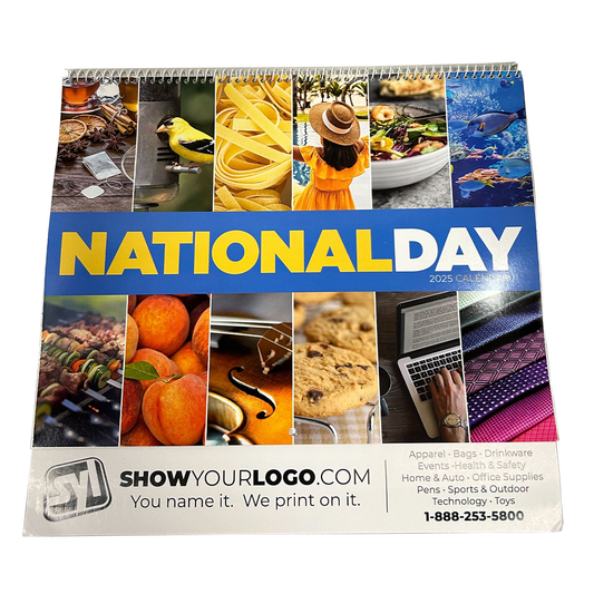 National Day Spiral Wall Calendar – Dec 2024 – Dec 2025